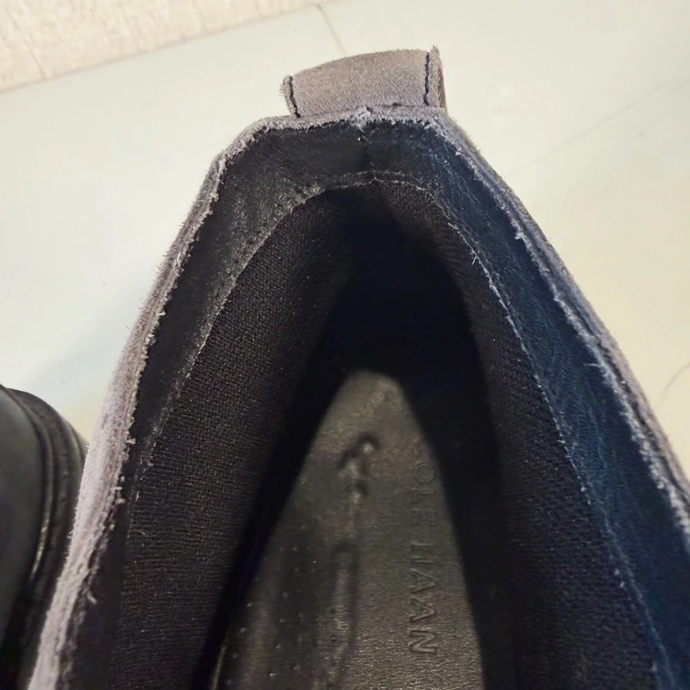 Cole Haan Men's Chukka Ankle Boots C20917 Gray‎ Black Leather  Size 7.5M